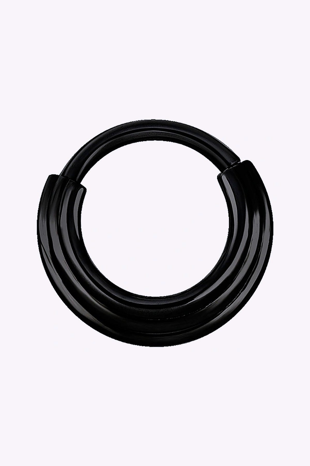 Clicker Hinged Ring 1 2 Mm 8 Mm Svart