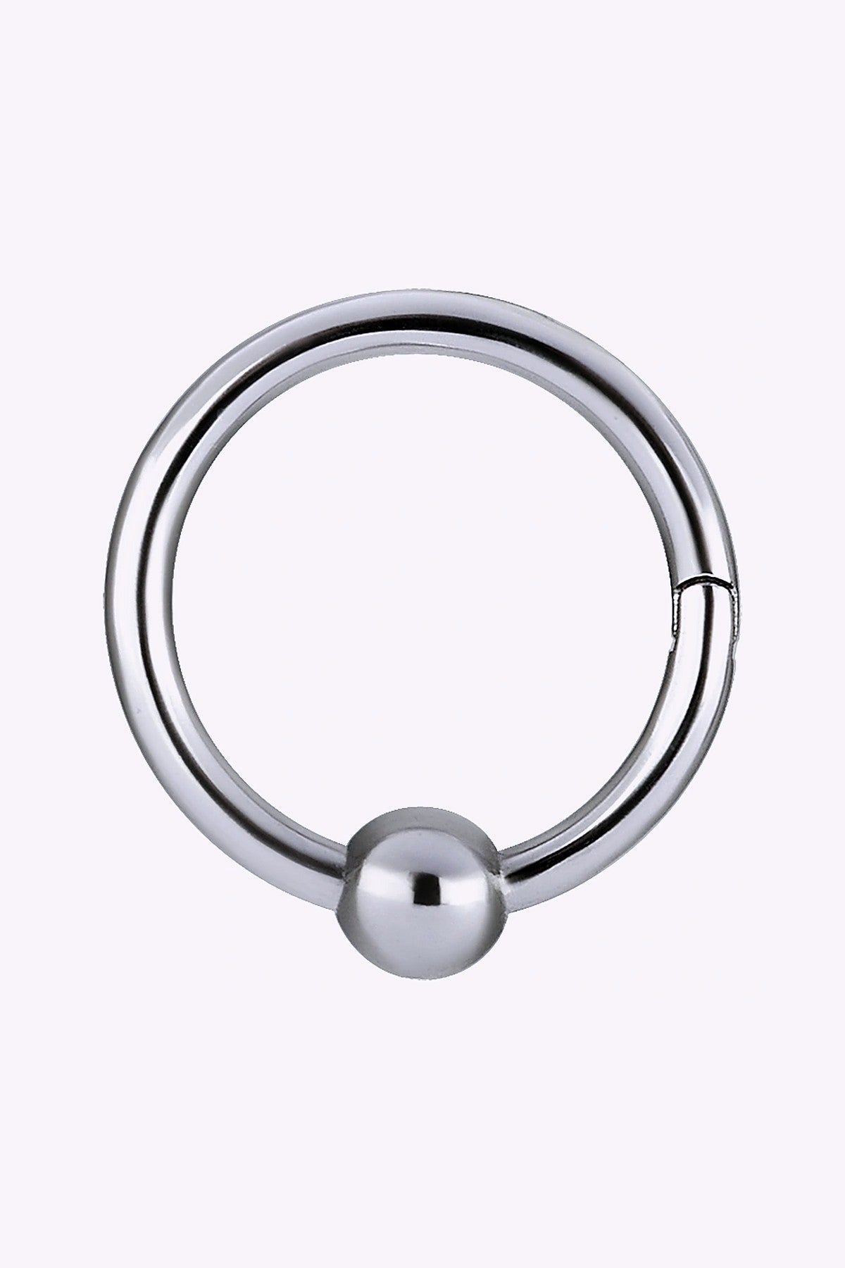 Clicker Oppningsbar Piercingring Med Kula Stal 3 Mm Kula