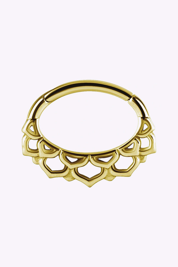 Clicker Rundad 1 2 Mm 24K Guld Pvd