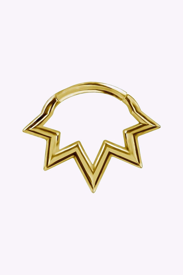 Daith Piercing Clicker 1 2 Mm 18K Guld Pvd