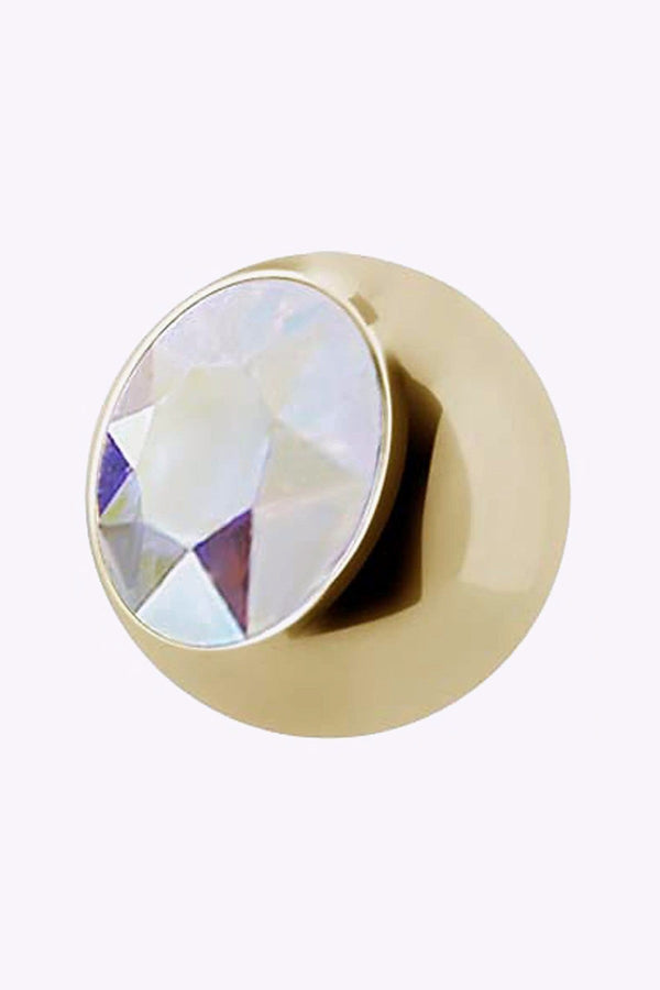 Extrakristall 1 6 Mm Guld Regnbagsskimrande Kristall