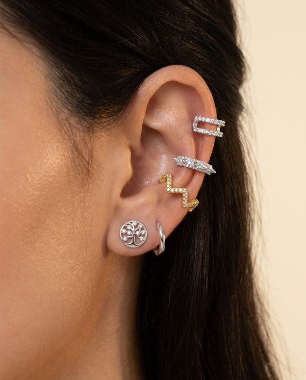 Ear-stack Fake-stacken (utan håltagning)