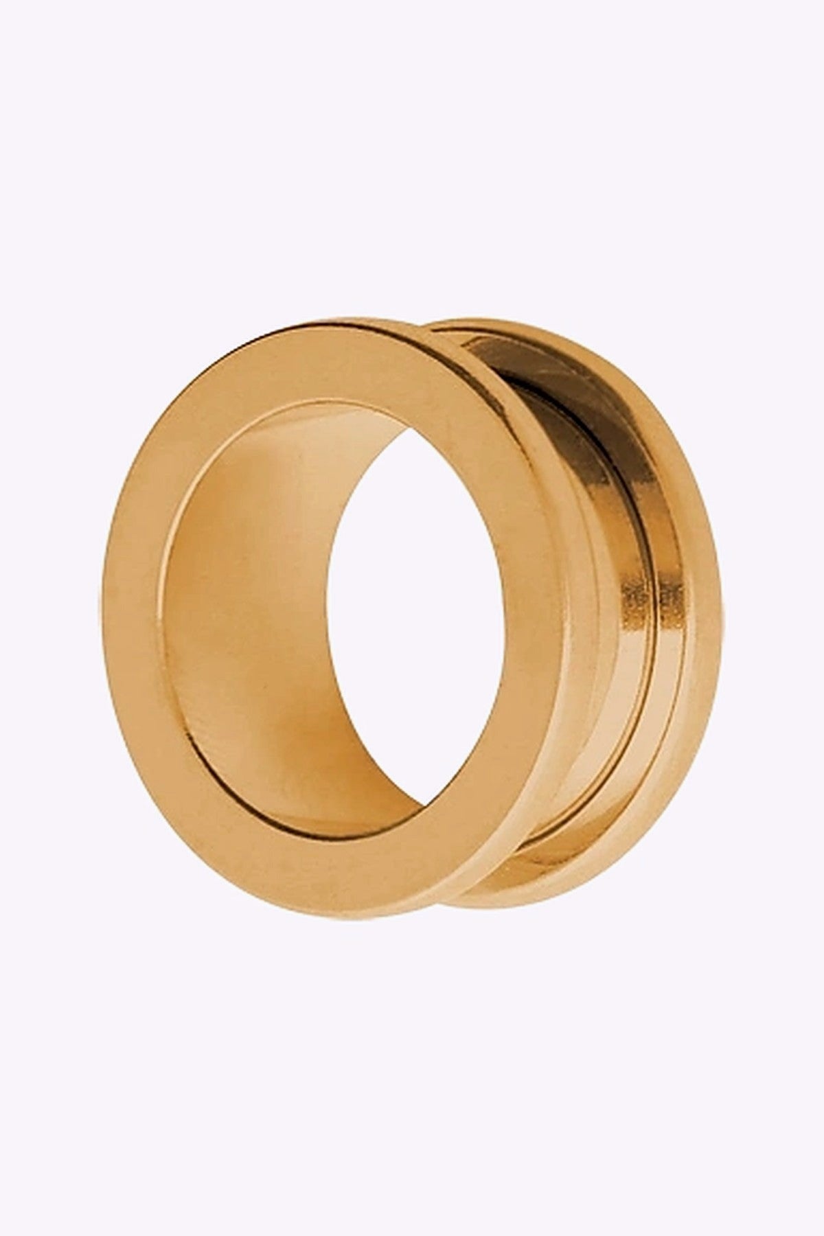 Fleshtunnel Stora 12 20 Mm Stal Guld