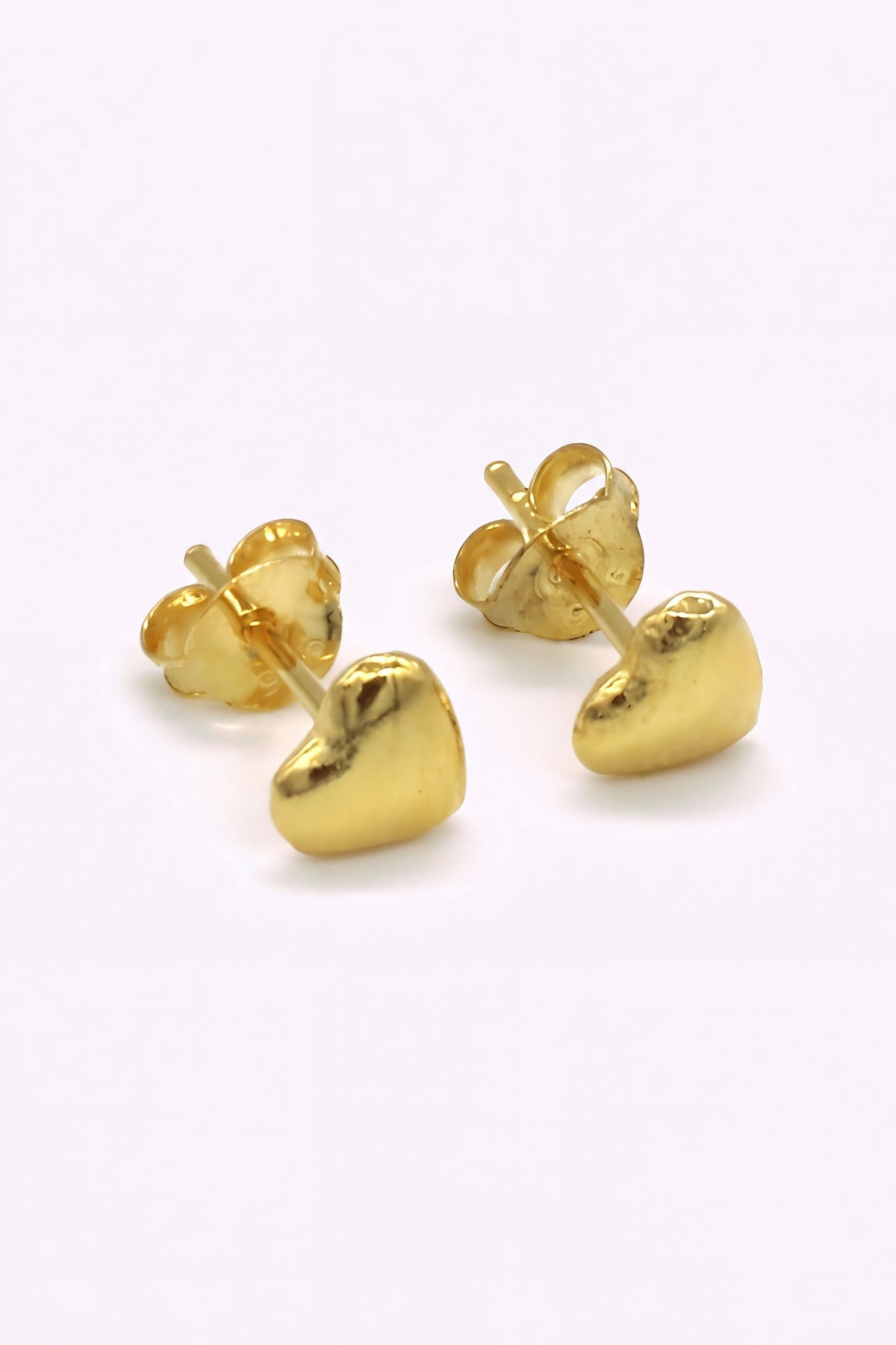 Guldpläterade silver studs | ADRA
