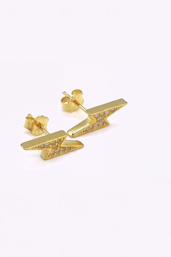 Guldplaterade Silver Studs Akila