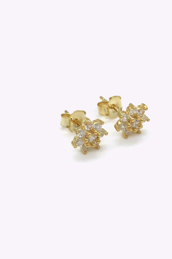 Guldplaterade Silver Studs Alyas
