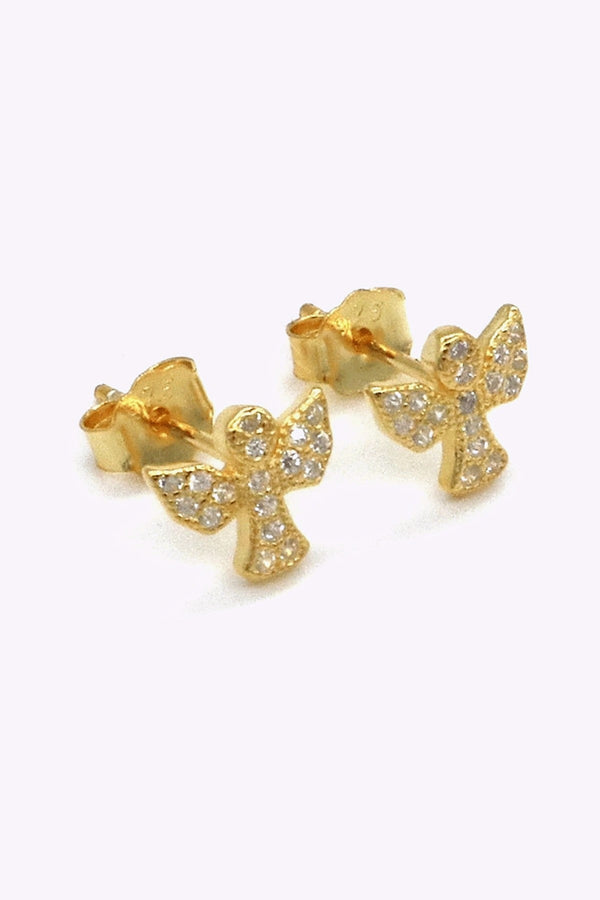 Guldplaterade Silver Studs Annisa