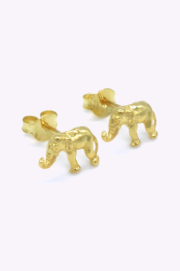 Guldpläterade silver studs | ELLEN