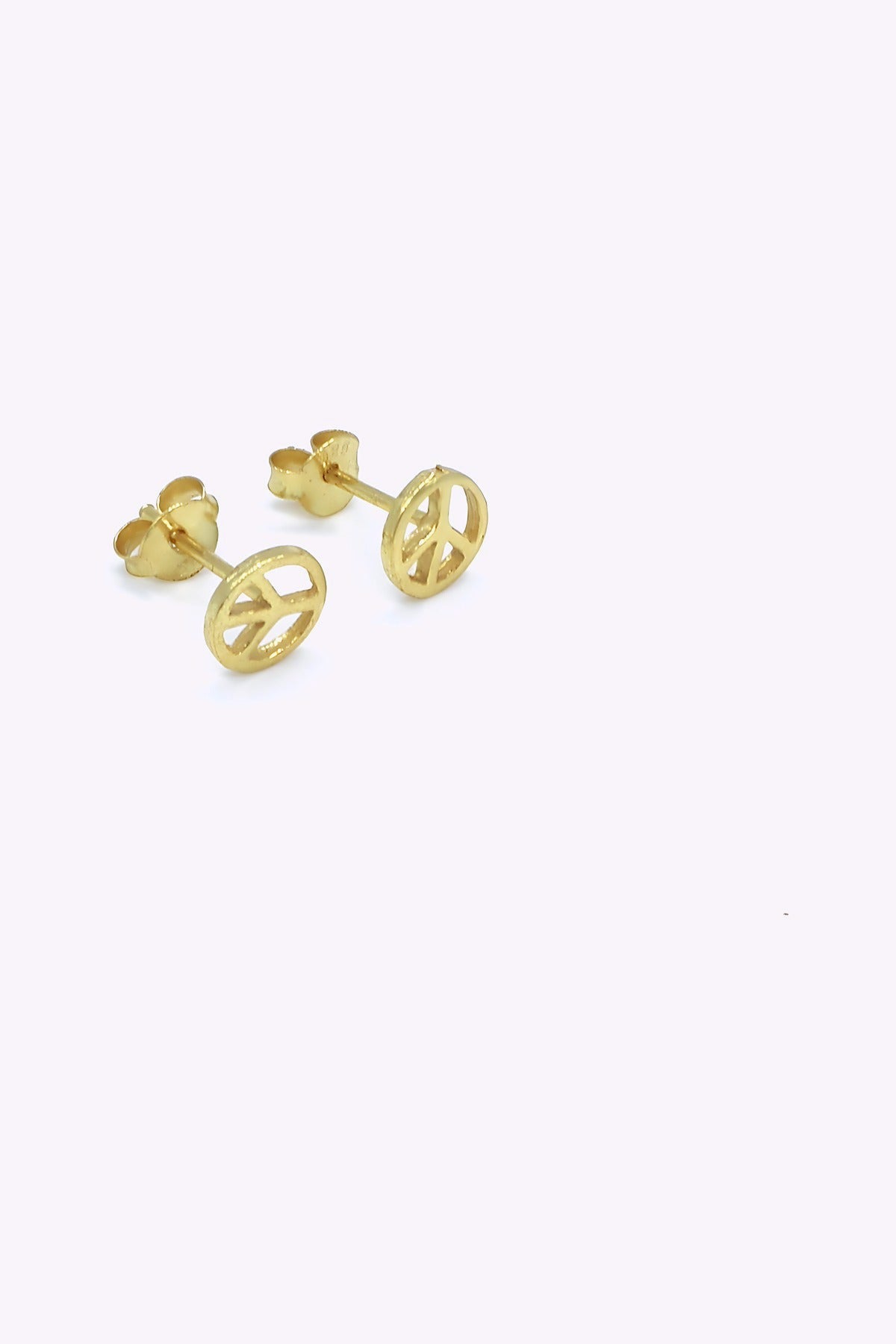 Guldpläterade silver studs | JULIA