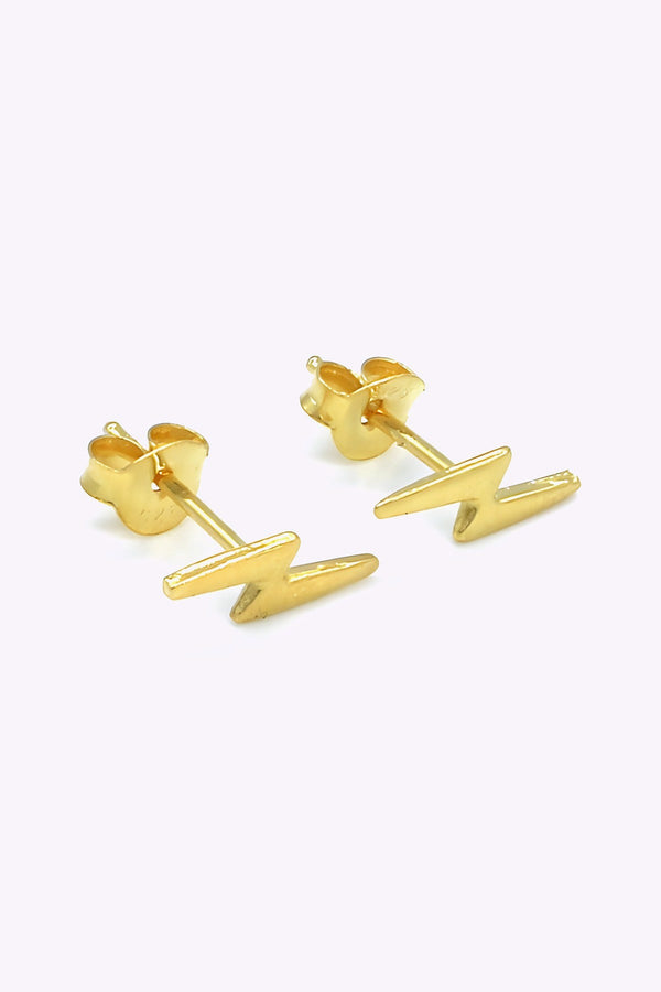 Guldpläterade silver studs | SIGRID