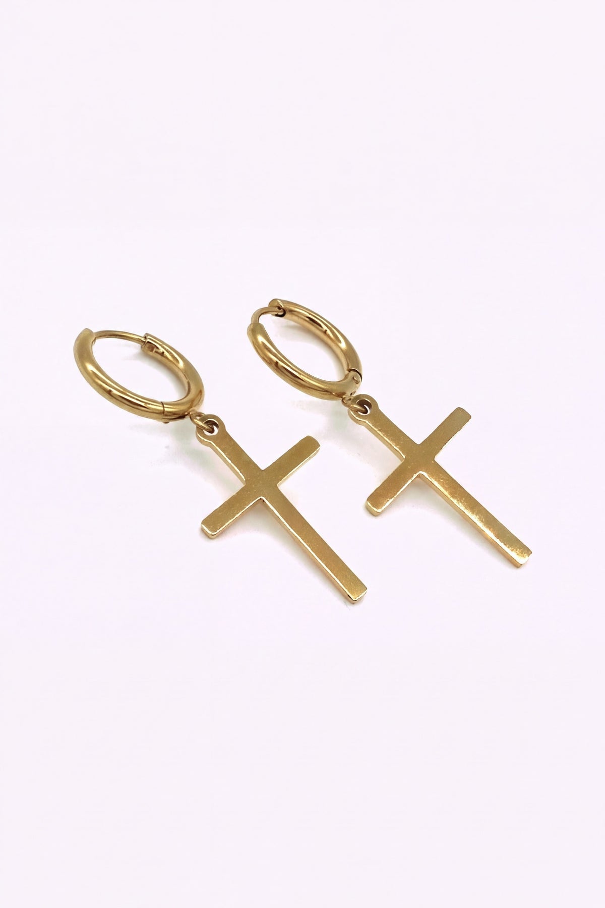 Guldplaterade Stal Hoops Debra