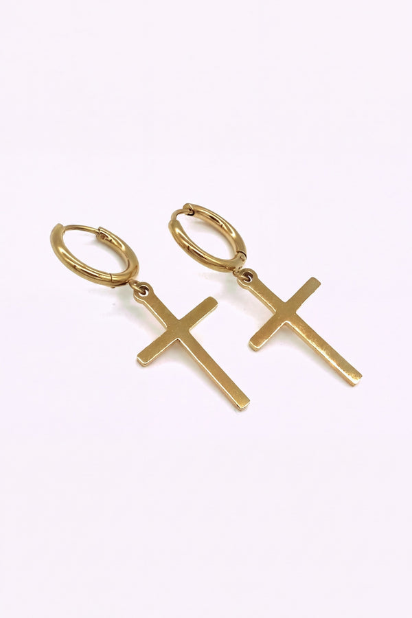 Guldplaterade Stal Hoops Debra