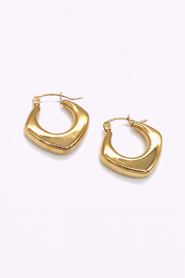 Guldplaterade Stal Hoops Emillie