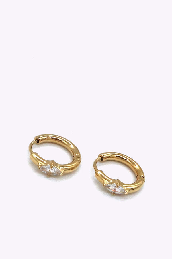 Guldplaterade Stal Hoops Milla