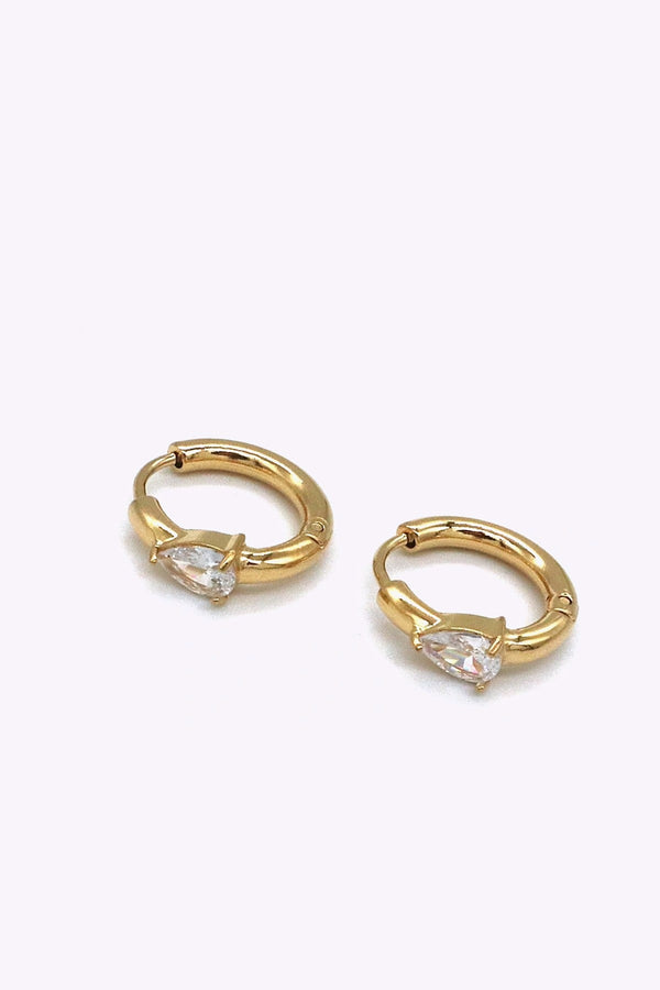 Guldplaterade Stal Hoops Nadia