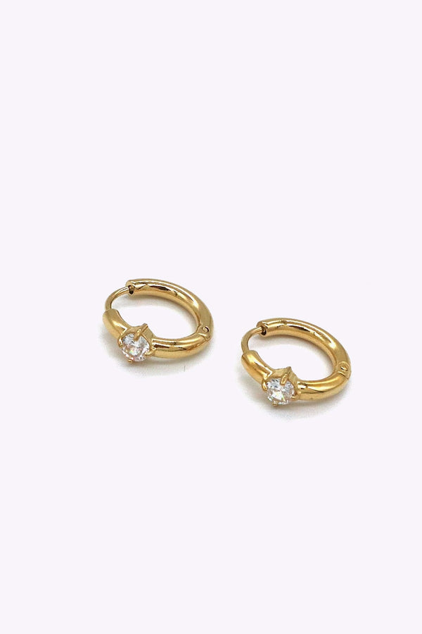 Guldplaterade Stal Hoops Pernilla