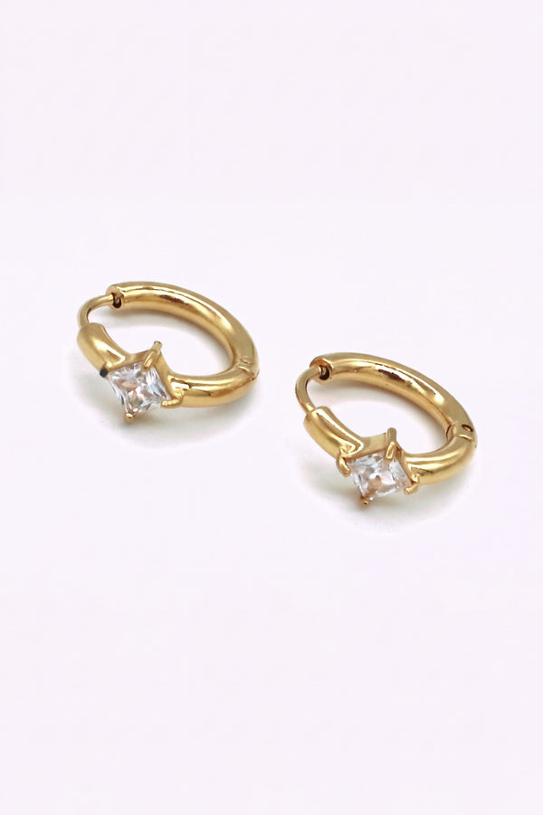 Guldplaterade Stal Hoops Thyra
