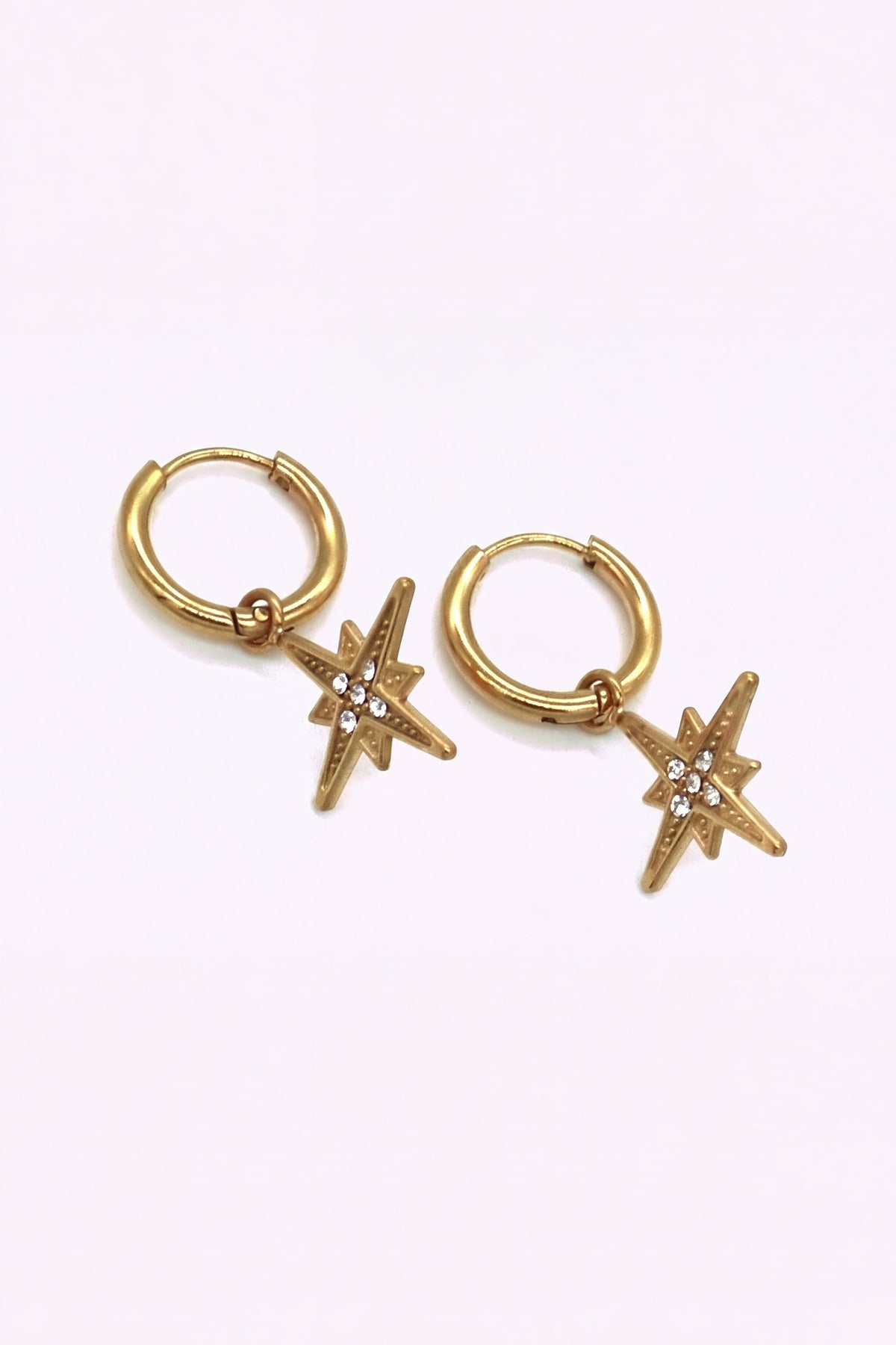 Guldplaterade Stal Hoops Valerie