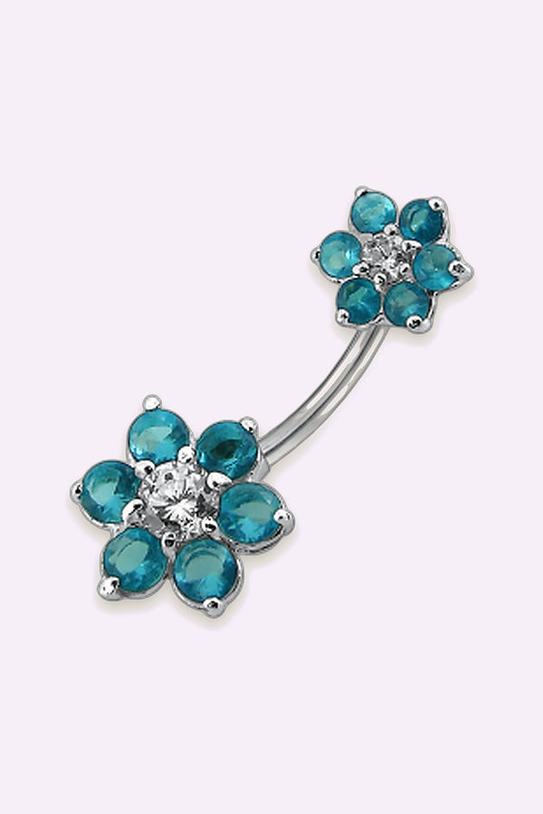 Navelbarbell Dubbel Blomma