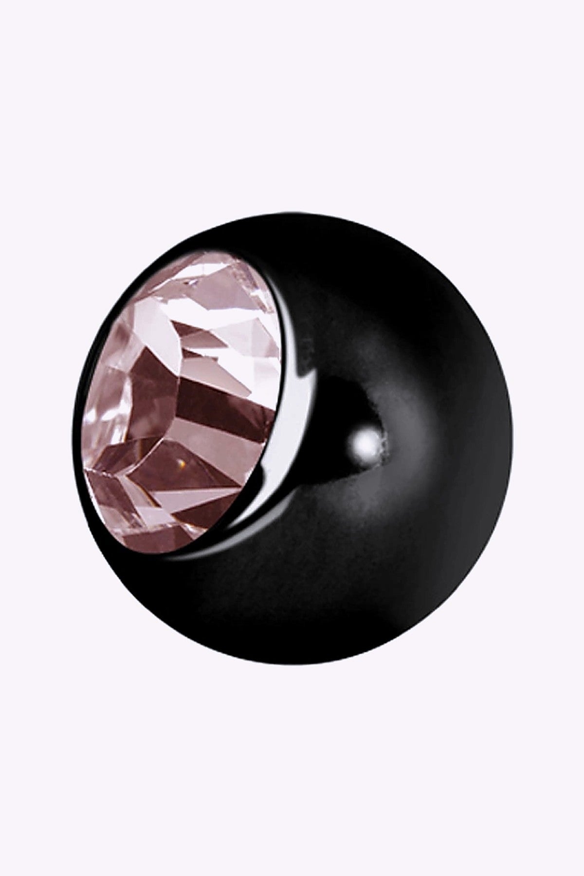 Jewelled Balls 1 6 Mm Svart Rosa Kristall