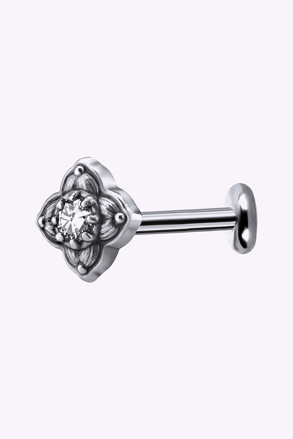 Labret Med Kristall 1 2 Mm Kristaller