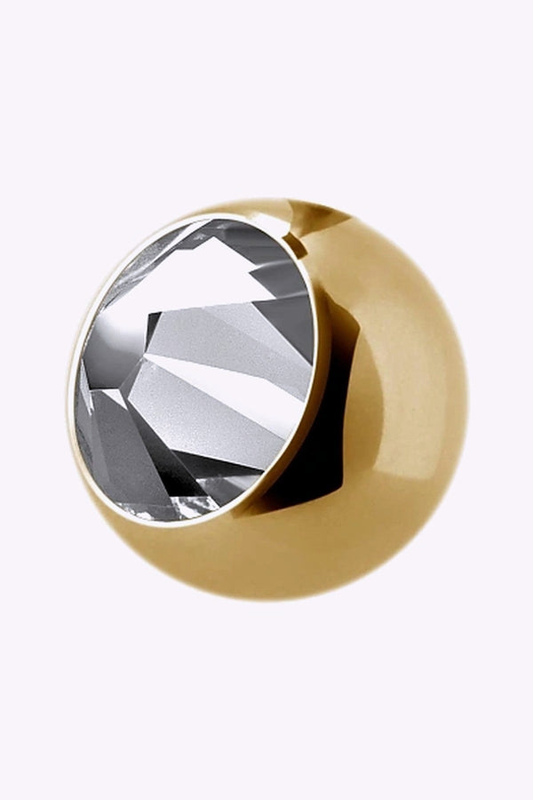 Liten Extrakristall 1 2 Mm 2 5 Mm Guld Vit Kristall