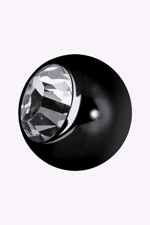 Liten Extrakristall 1 2 Mm 2 5 Mm Svart Vit Kristall
