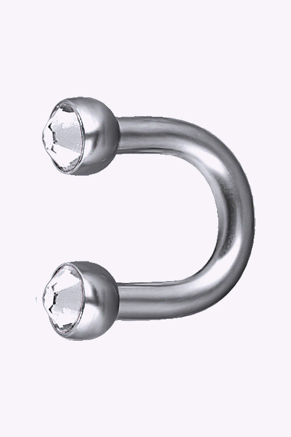 Liten Hastsko Barbell 316L Kirurgstal