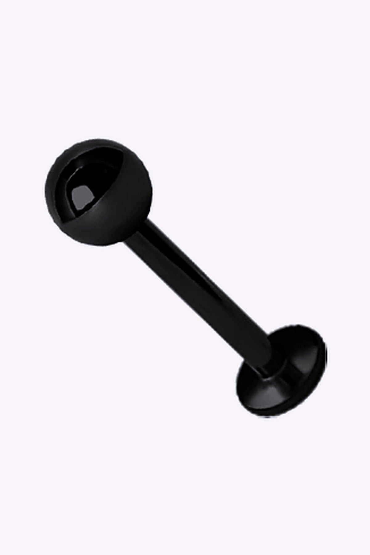Micro Labret With Balls 1 2 Mm Svart