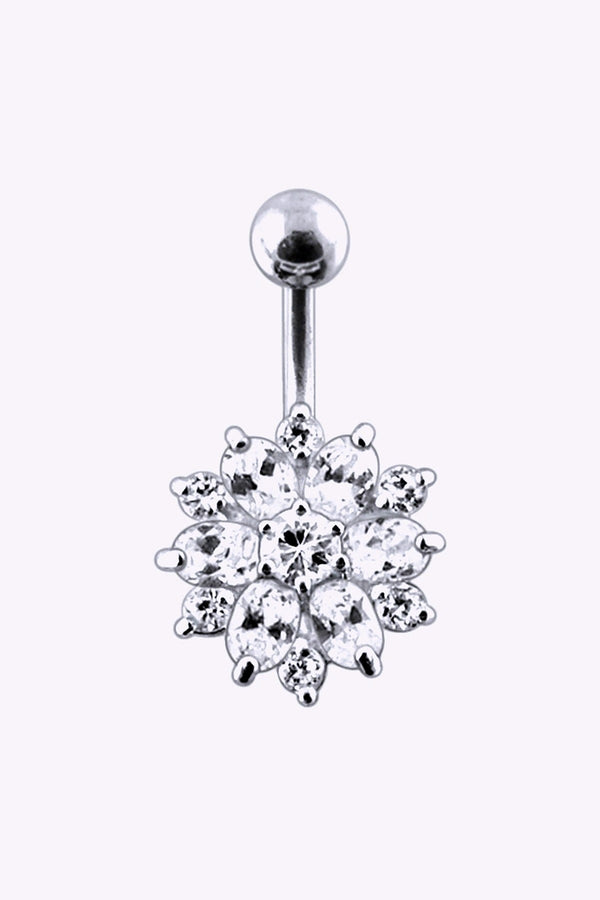 Navelpiercing 1 6 Mm Kristall Blomma