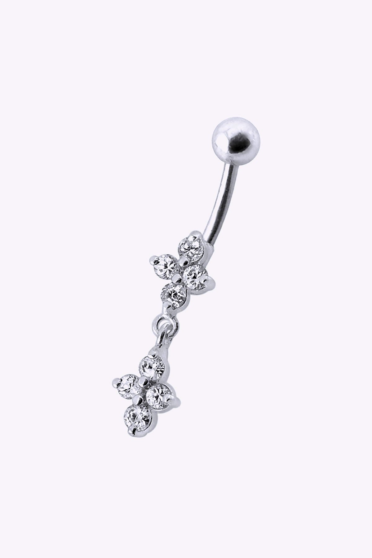 Navelpiercing Ornament Med Kristaller