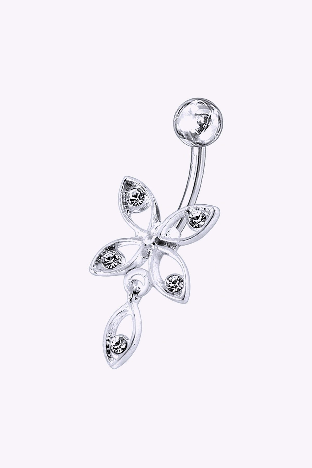 Navelpiercing Stort Kristallhange 2