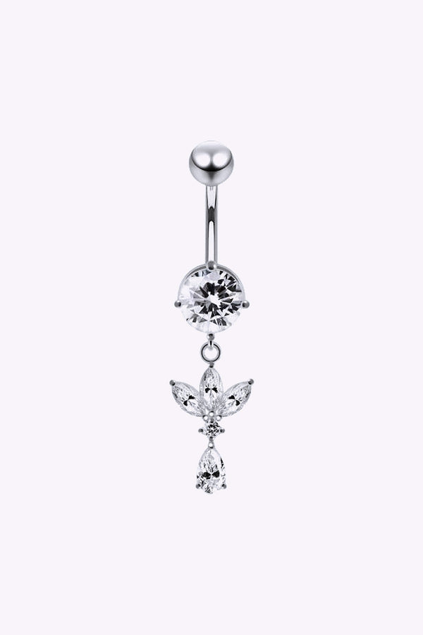 Navelpiercing Trinity Hange Med Kristall