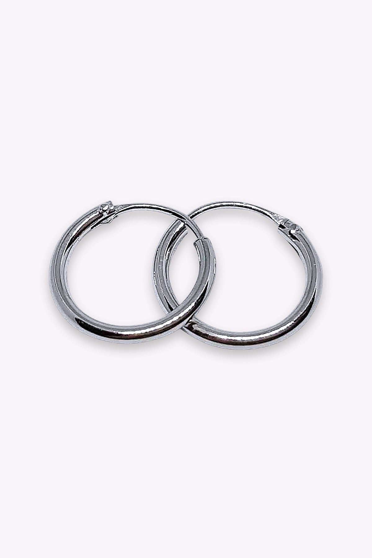 Orhange 18 Mm Akta Silverringar Creoler 2