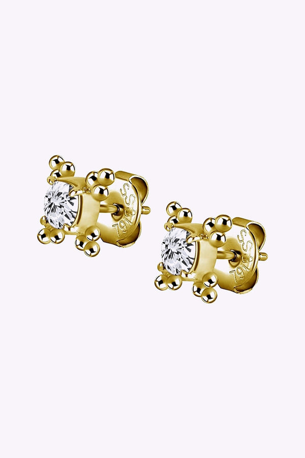 Orhange Swarovskikristall Guld
