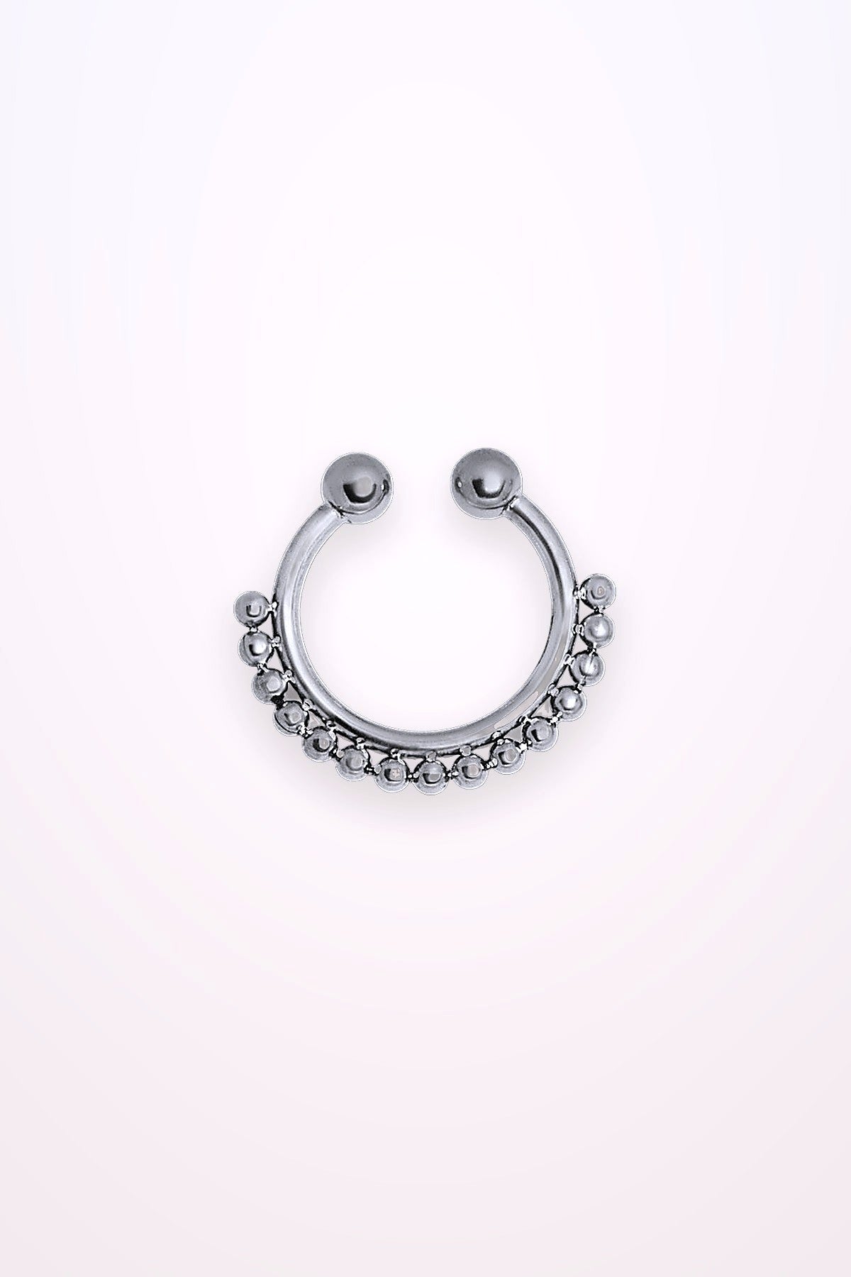 Piercingring Fake Septum 1 2 Stal