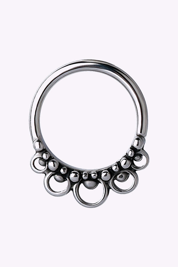 Piercingring Oppningsbar 1 2 Mm Stal