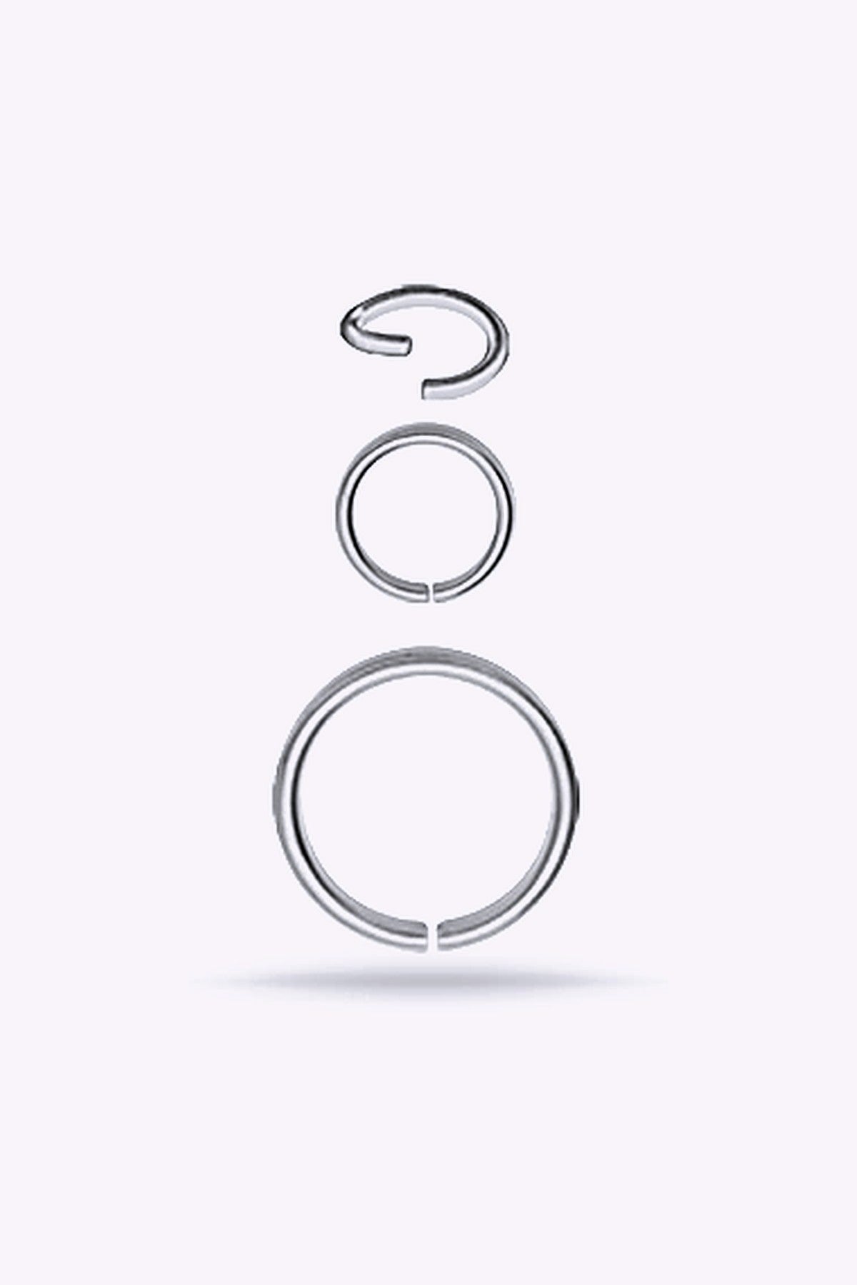 Piercingring Stal