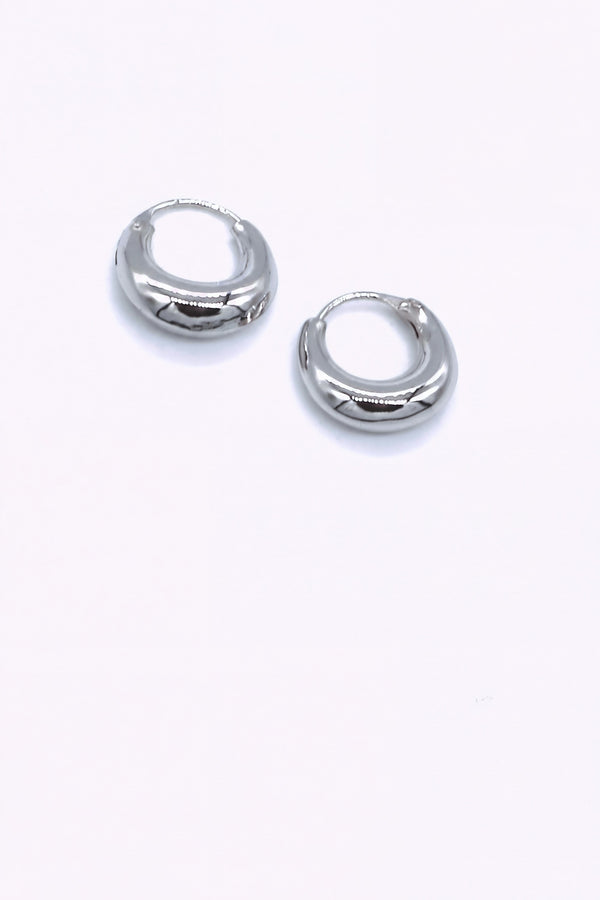 Silver Hoops Julianne