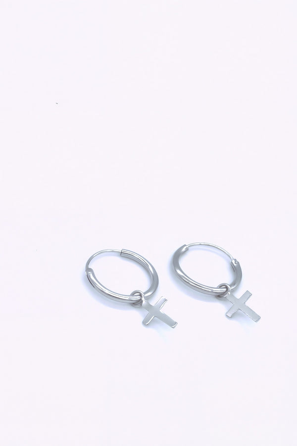 Silver hoops | LO
