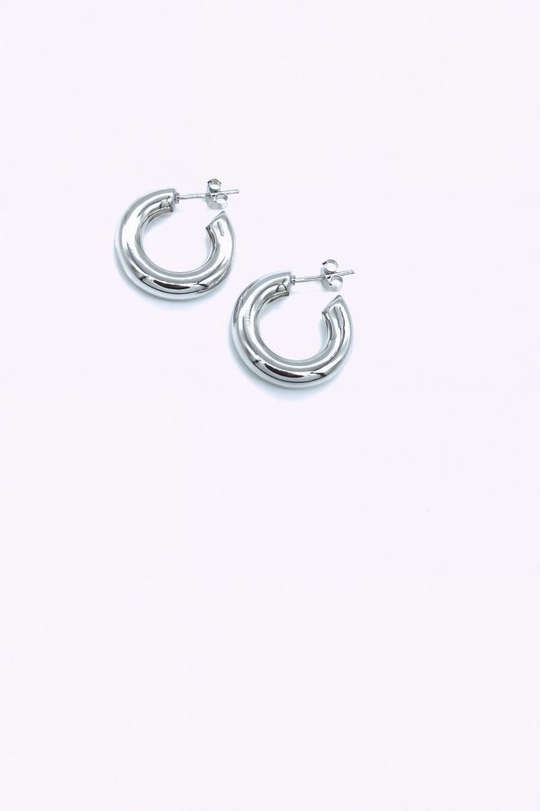 Silver Hoops Mabel
