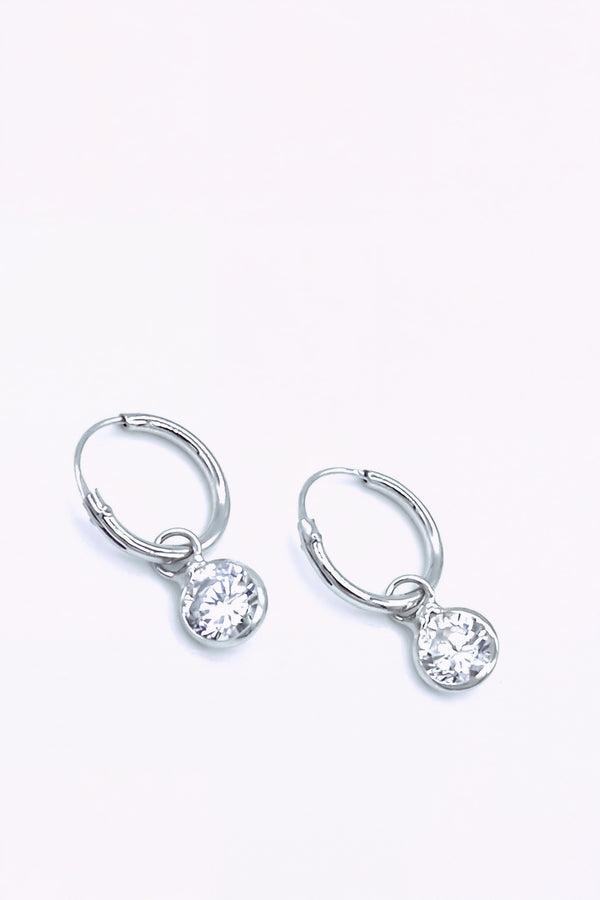 Silver Hoops Sandy