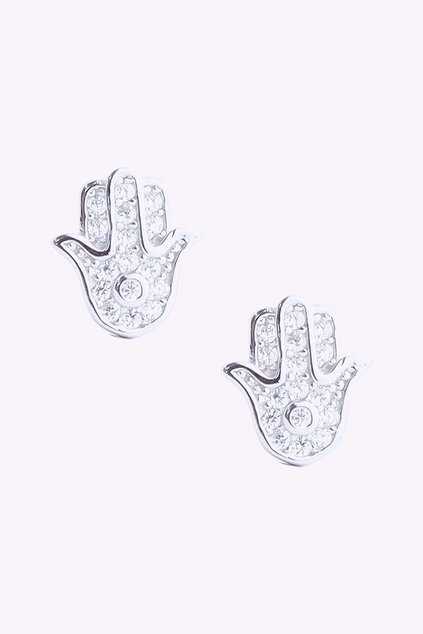 Silver Orhange Fatimas Hand Vita Kristaller