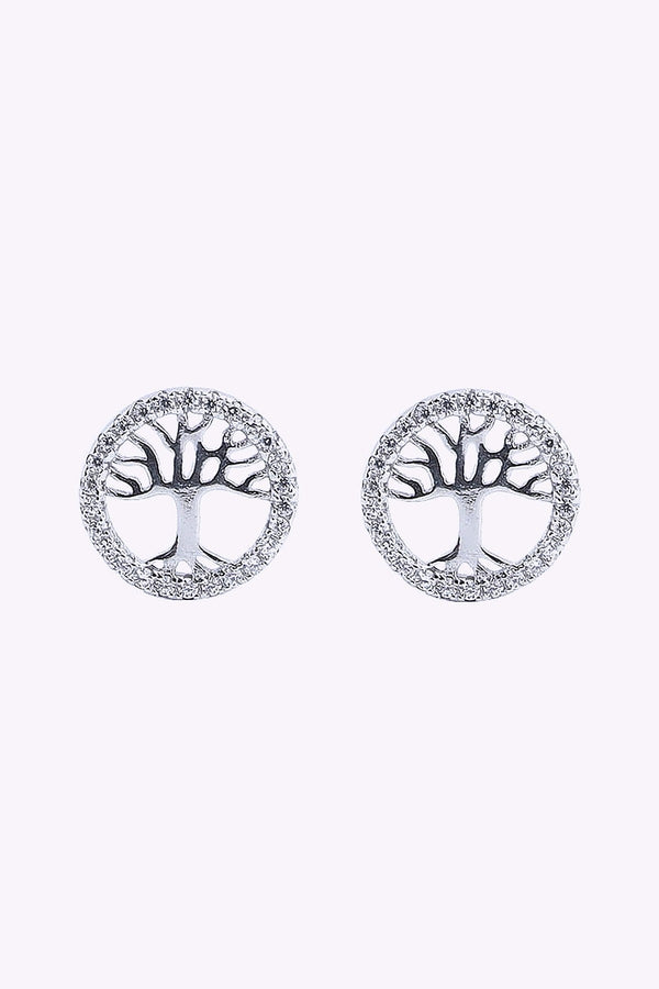 Silver Orhange Stift Trad Med Vita Kristaller