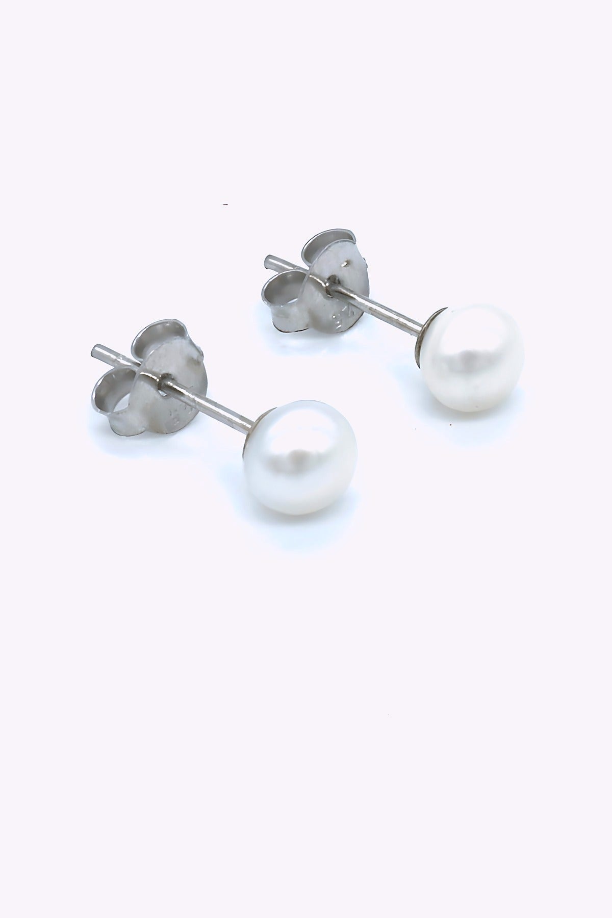 Studs örhängen silver pärlor | ALINE