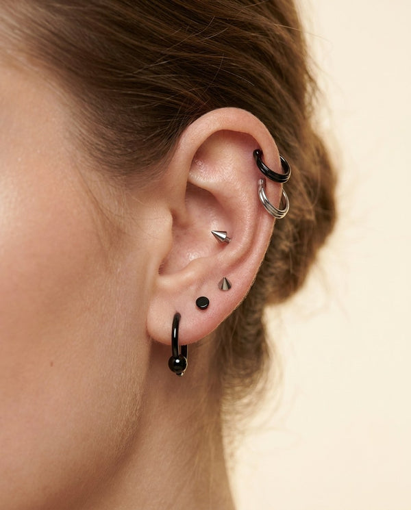 Ear-stack Svart Edgy