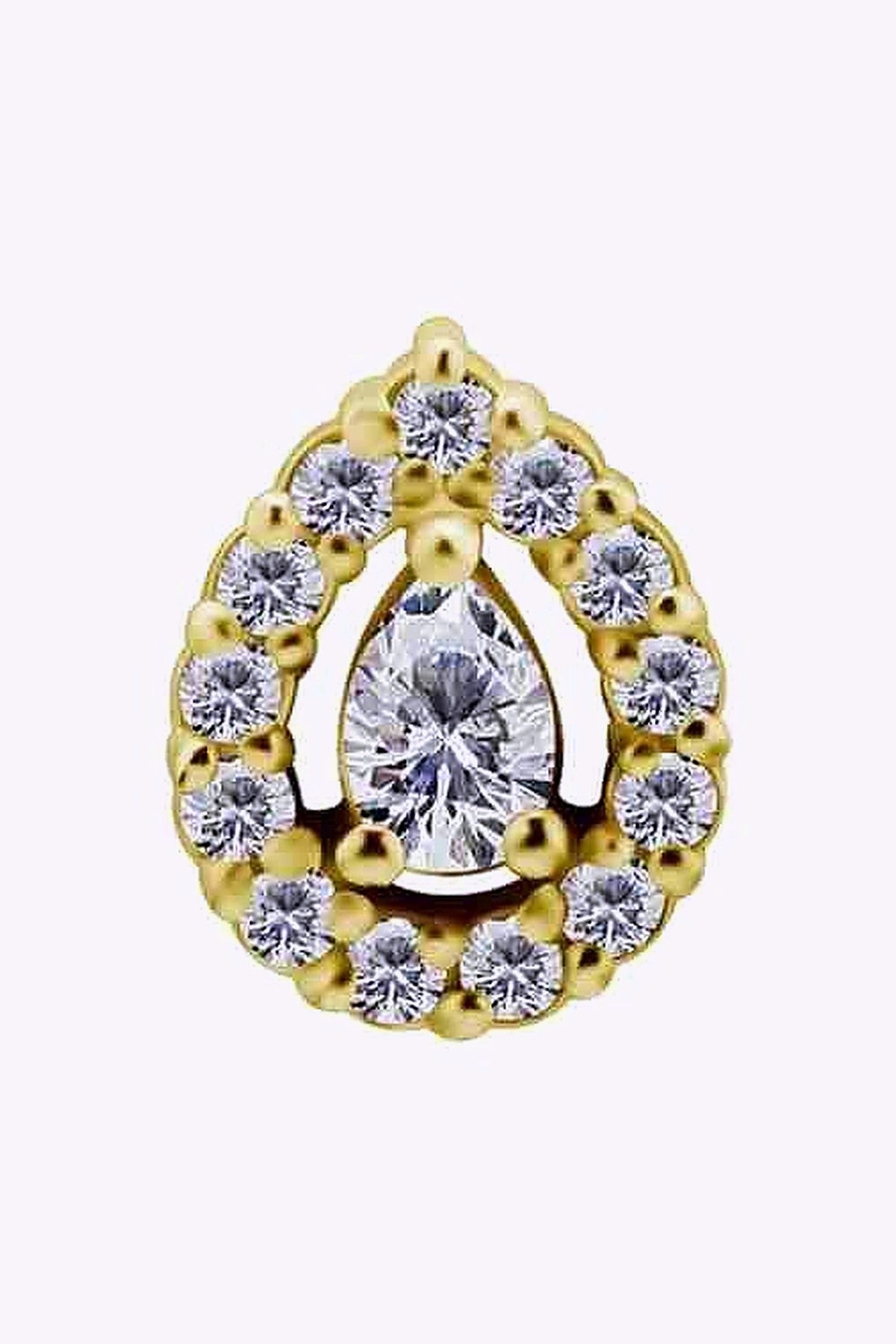 Topp Droppe 18K Akta Guld