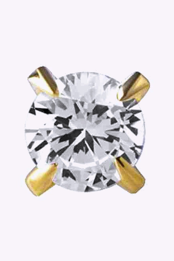 Topp Swarovskikristall Diamantfattning 18K Akta Guld