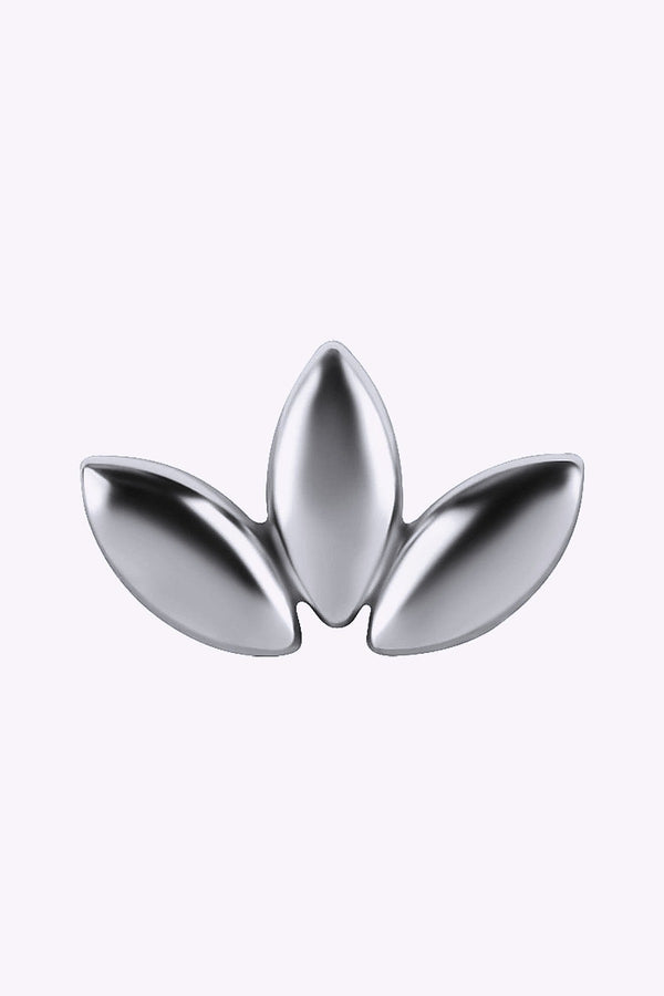 Topp Till Invandigt Gangad Labret Lotus 316L Kirurgiskt Stal