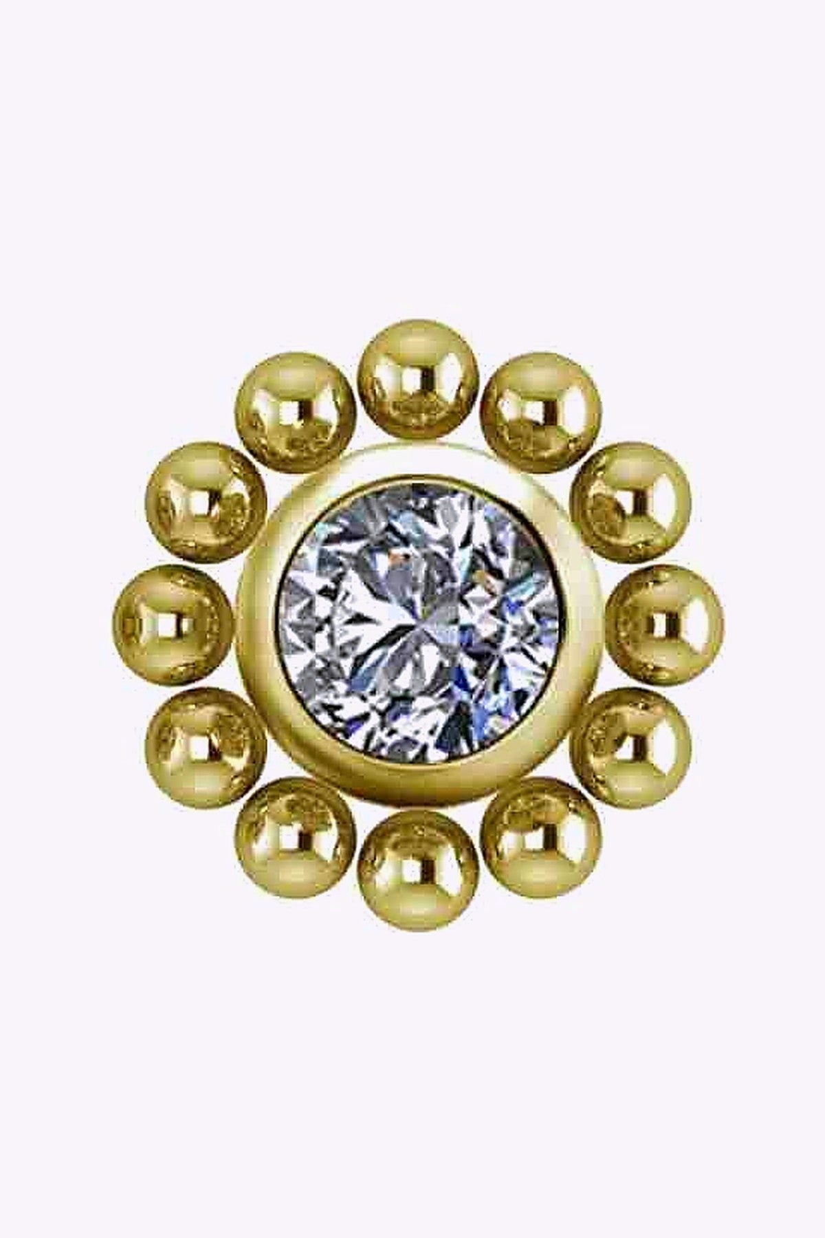 Topp Till Invandigt Gangad Labret Titan Guld Pvd 6